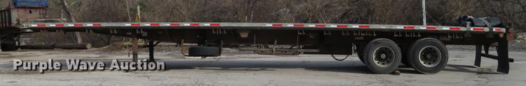 image for item DG3863 2001 Wabash FLCVHCM flatbed trailer