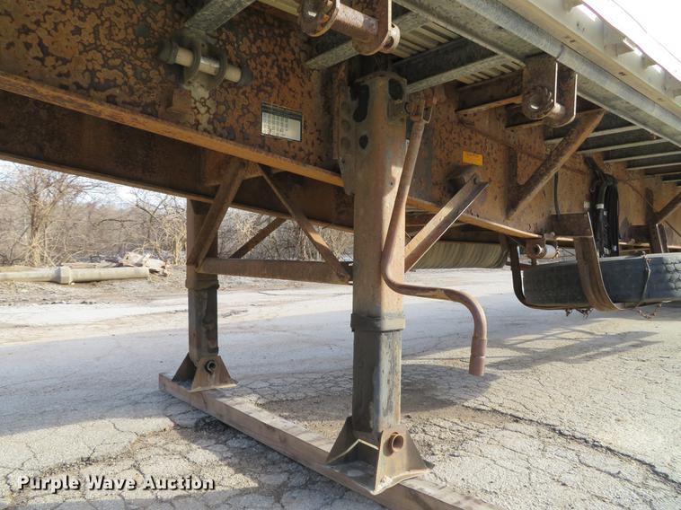 image for item DG3863 2001 Wabash FLCVHCM flatbed trailer