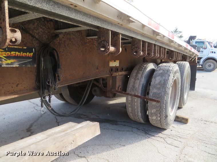 image for item DG3863 2001 Wabash FLCVHCM flatbed trailer