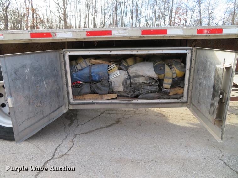 image for item DG3863 2001 Wabash FLCVHCM flatbed trailer