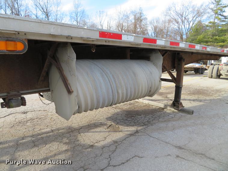 image for item DG3863 2001 Wabash FLCVHCM flatbed trailer