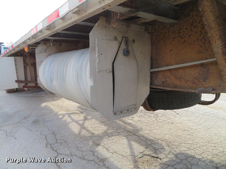 image for item DG3863 2001 Wabash FLCVHCM flatbed trailer