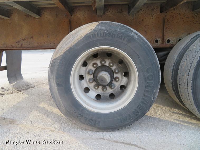 image for item DG3863 2001 Wabash FLCVHCM flatbed trailer