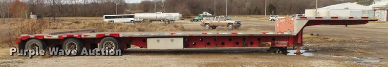 image for item DN9115 2002 Transcraft DTL3000 drop deck trailer