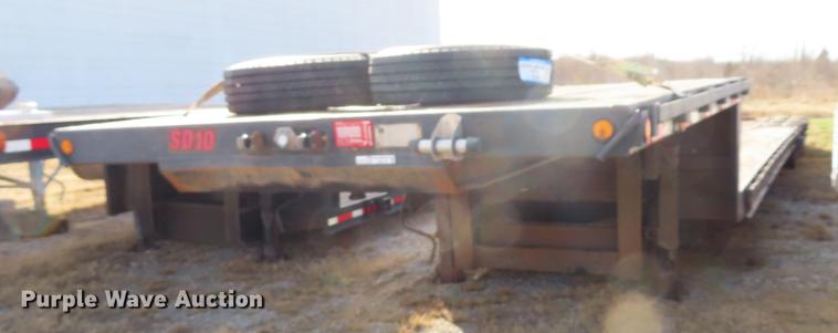 image for item DN9116 1996 Trail King TK70ES-482 extendable drop deck trailer