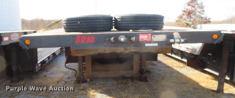 image for item DN9116 1996 Trail King TK70ES-482 extendable drop deck trailer