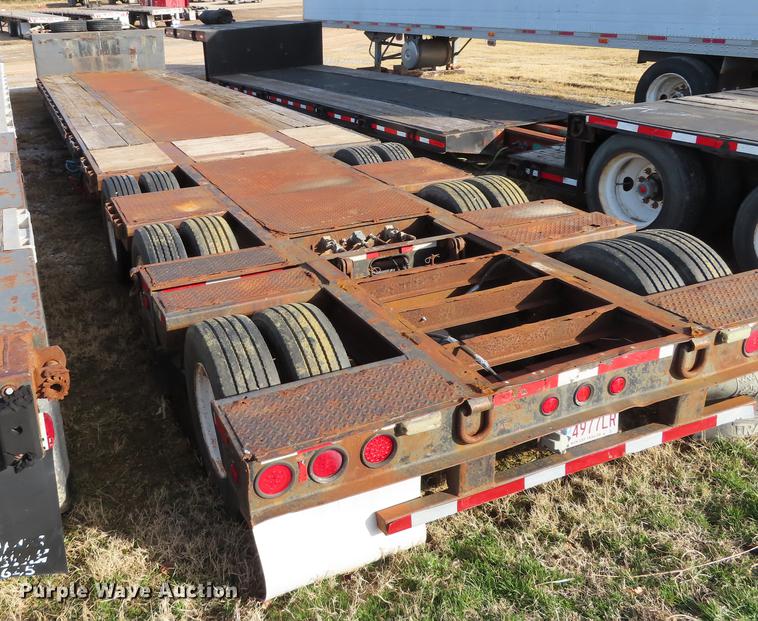 image for item DN9116 1996 Trail King TK70ES-482 extendable drop deck trailer