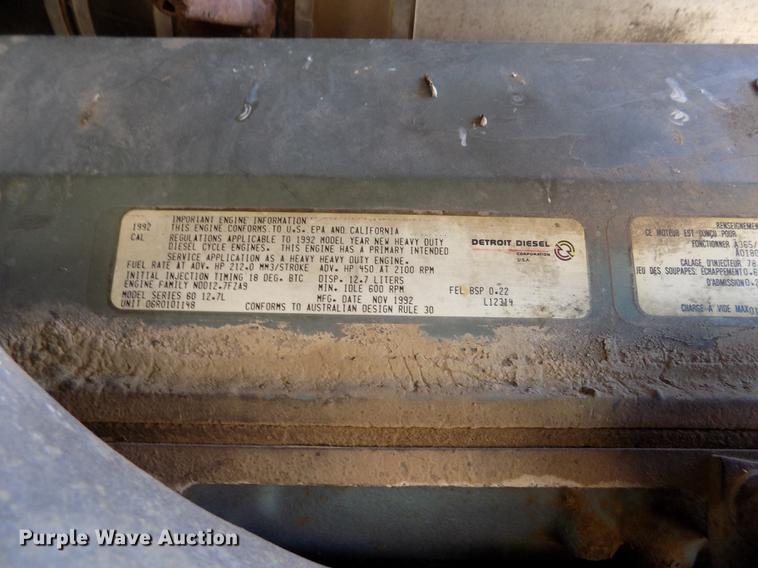 image for item FH9032 1993 Volvo White GMC COE semi truck