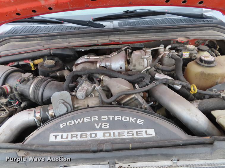 image for item AY9614 2008 Ford F250 Super Duty utility bed pickup truck