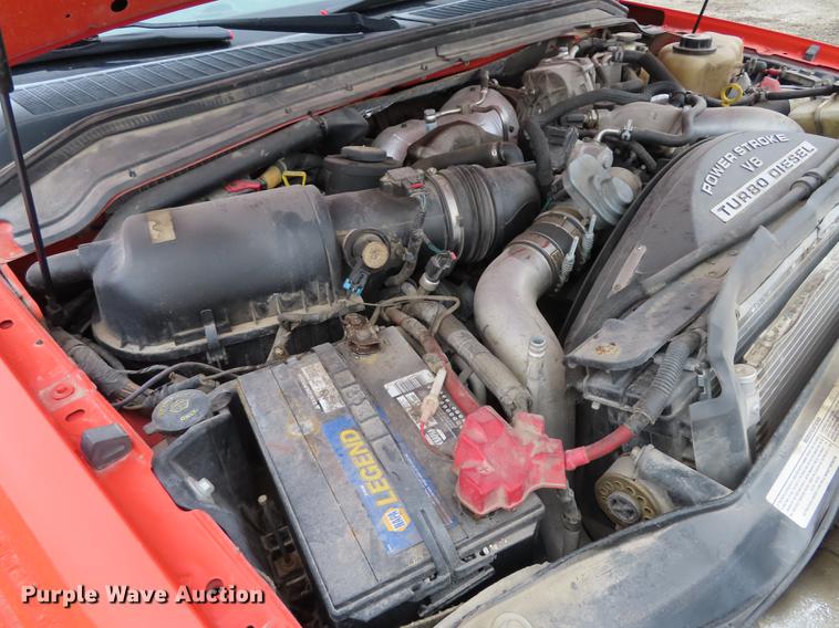 image for item AY9614 2008 Ford F250 Super Duty utility bed pickup truck