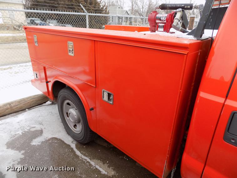 image for item DB4914 2008 Ford F250 Super Duty utility bed pickup truck