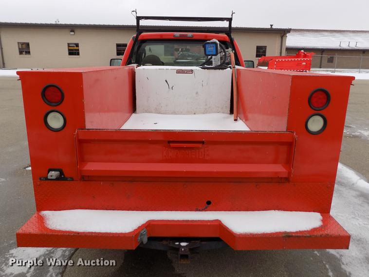 image for item DB4916 2008 Ford F250 Super Duty utility bed pickup truck