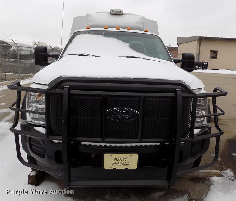 image for item DB4918 2012 Ford F450 Super Duty SuperCab utility bed truck