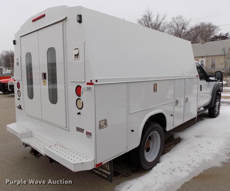 image for item DB4918 2012 Ford F450 Super Duty SuperCab utility bed truck