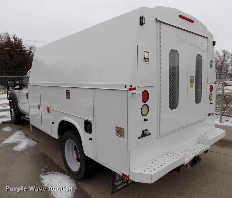 image for item DB4918 2012 Ford F450 Super Duty SuperCab utility bed truck