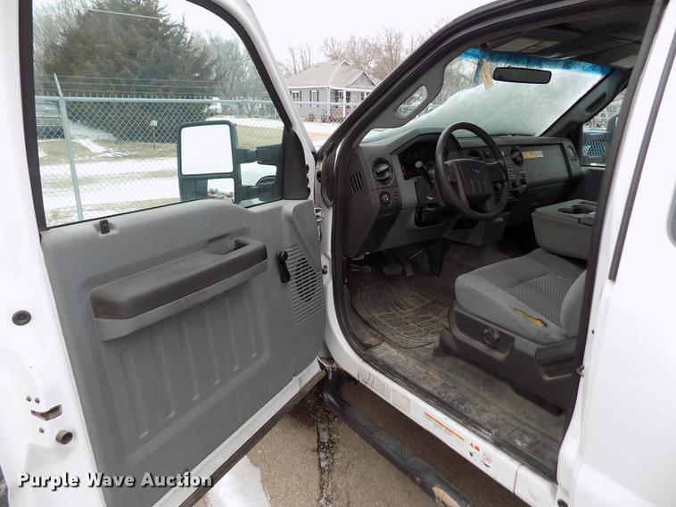 image for item DB4918 2012 Ford F450 Super Duty SuperCab utility bed truck