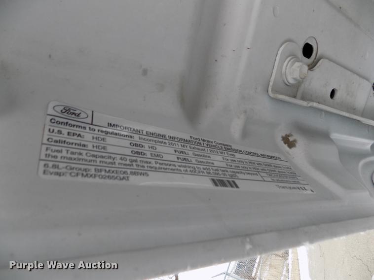 image for item DB4918 2012 Ford F450 Super Duty SuperCab utility bed truck