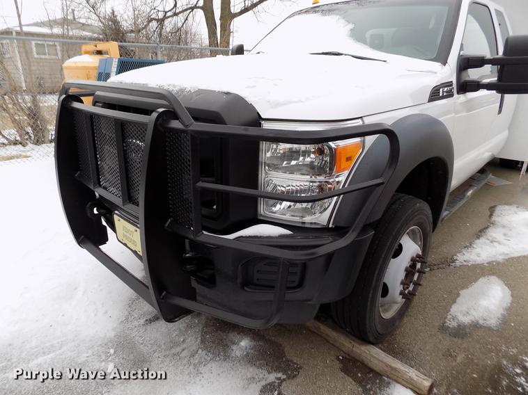 image for item DB4918 2012 Ford F450 Super Duty SuperCab utility bed truck