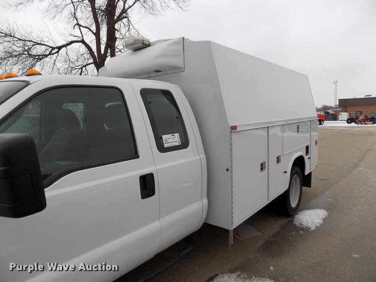 image for item DB4918 2012 Ford F450 Super Duty SuperCab utility bed truck