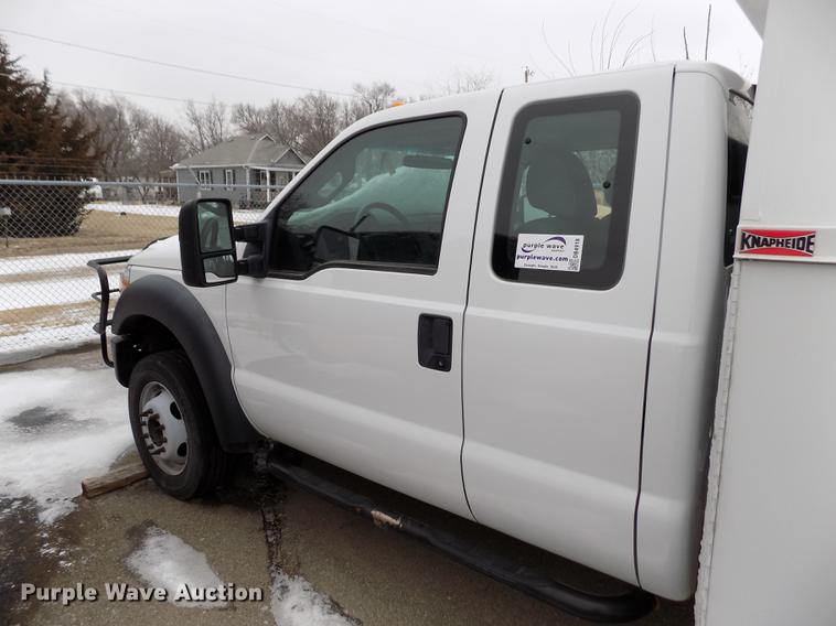 image for item DB4918 2012 Ford F450 Super Duty SuperCab utility bed truck