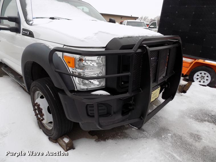 image for item DB4918 2012 Ford F450 Super Duty SuperCab utility bed truck