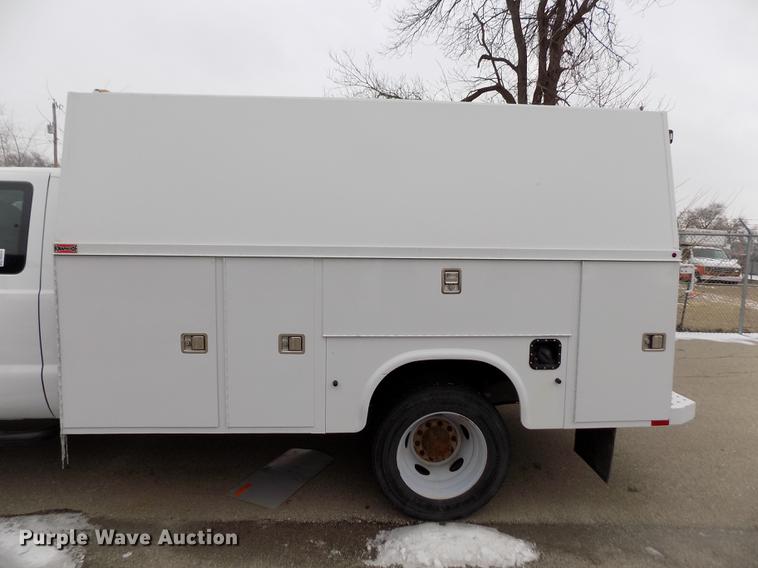 image for item DB4918 2012 Ford F450 Super Duty SuperCab utility bed truck