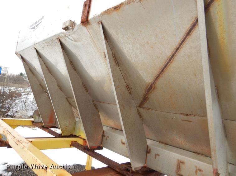 image for item DE0105 Shop built stainless steel salt conveyor hopper