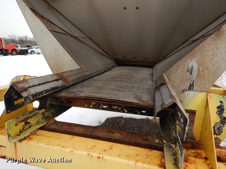 image for item DE0105 Shop built stainless steel salt conveyor hopper