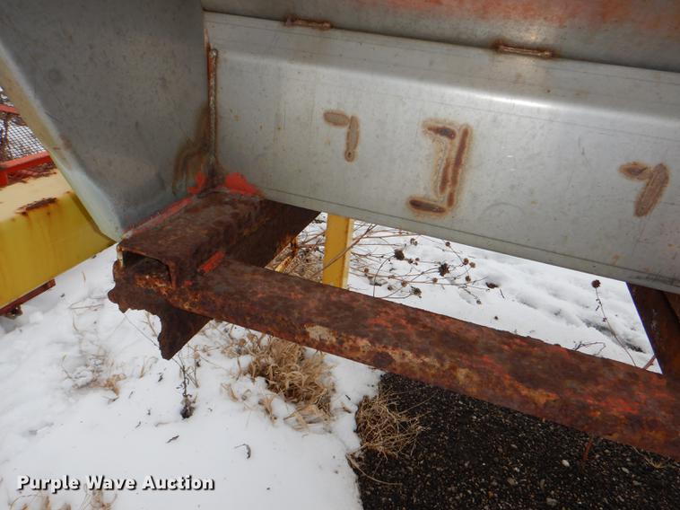 image for item DE0105 Shop built stainless steel salt conveyor hopper
