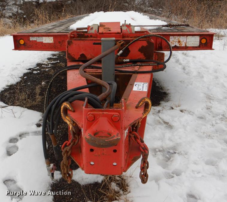 image for item DE0108 2006 Trail-Eze TE401 tilt deck equipment trailer