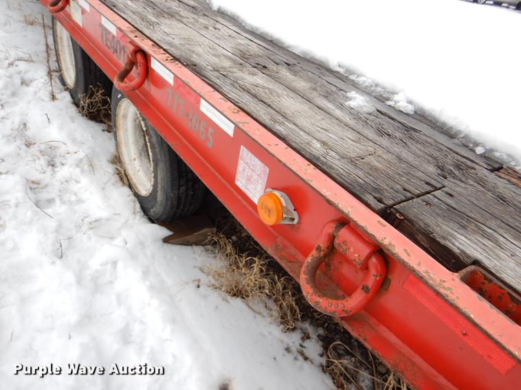 image for item DE0108 2006 Trail-Eze TE401 tilt deck equipment trailer