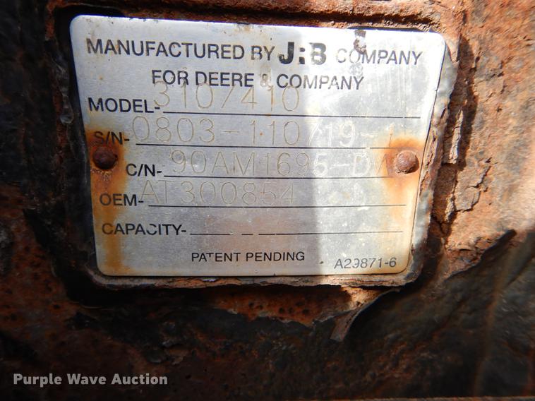 image for item DE0112 2003 John Deere 310G backhoe
