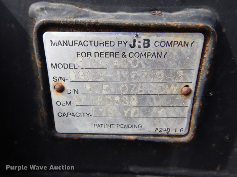 image for item DE0112 2003 John Deere 310G backhoe