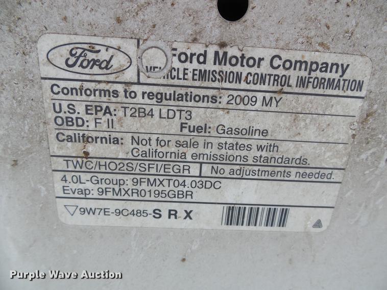 image for item DF2957 2009 Ford Explorer SUV