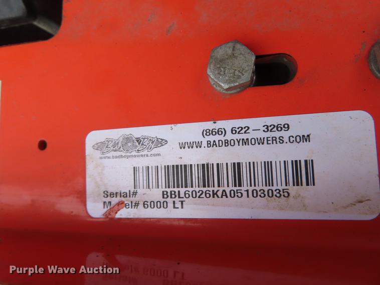 image for item DN9109 2010 Bad Boy 6000LT ZTR lawn mower