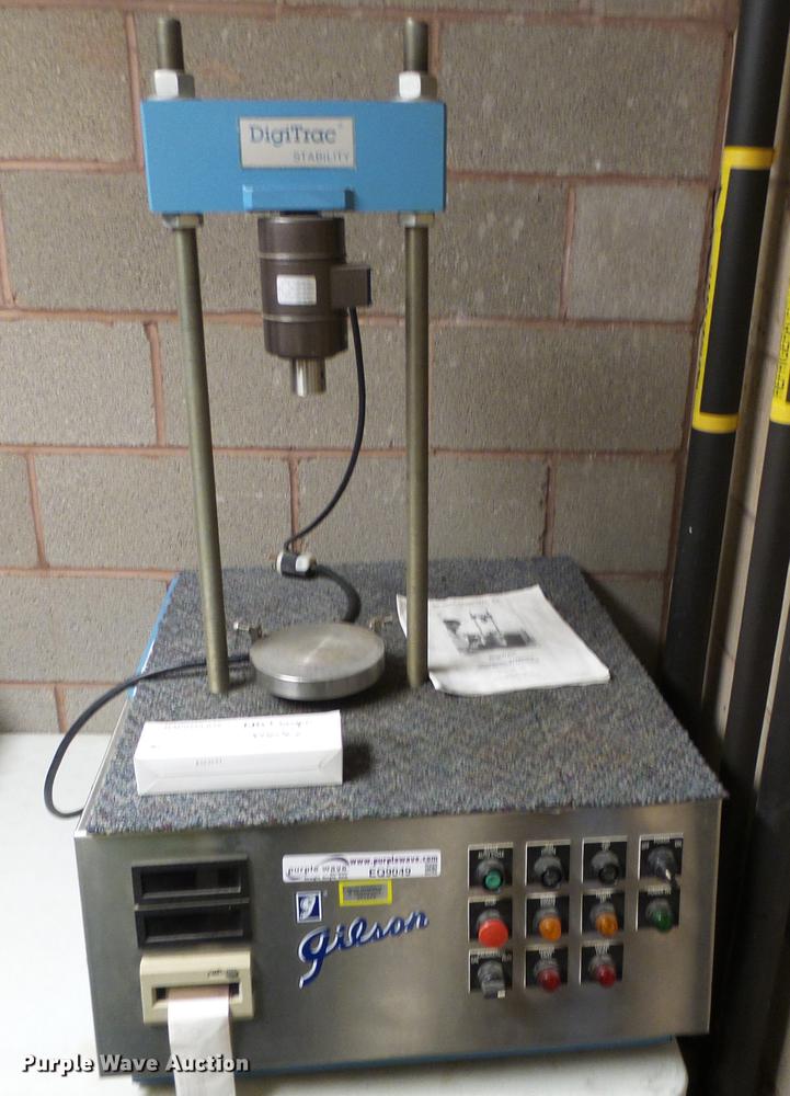 image for item EQ9049 1998 Gilson Digitrac MS50 1MSA134 compression machine