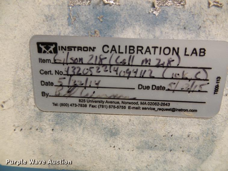 image for item EQ9049 1998 Gilson Digitrac MS50 1MSA134 compression machine