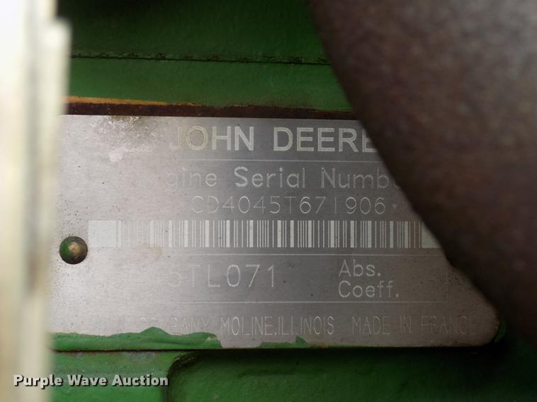 image for item FH9111 2002 John Deere 6220 tractor