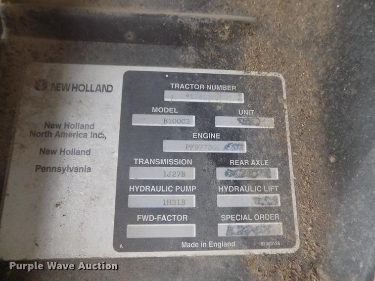 image for item FH9112 2001 New Holland TS100 tractor