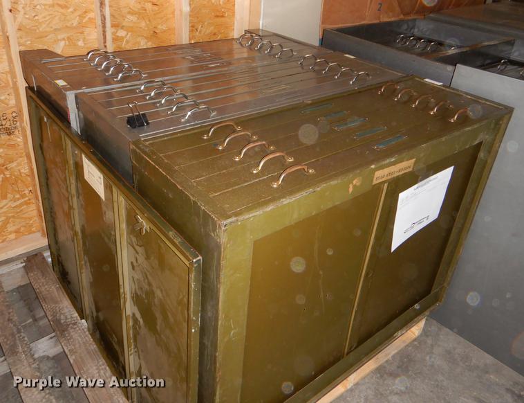 image for item FM9854 (3) five drawer plan file cabinets