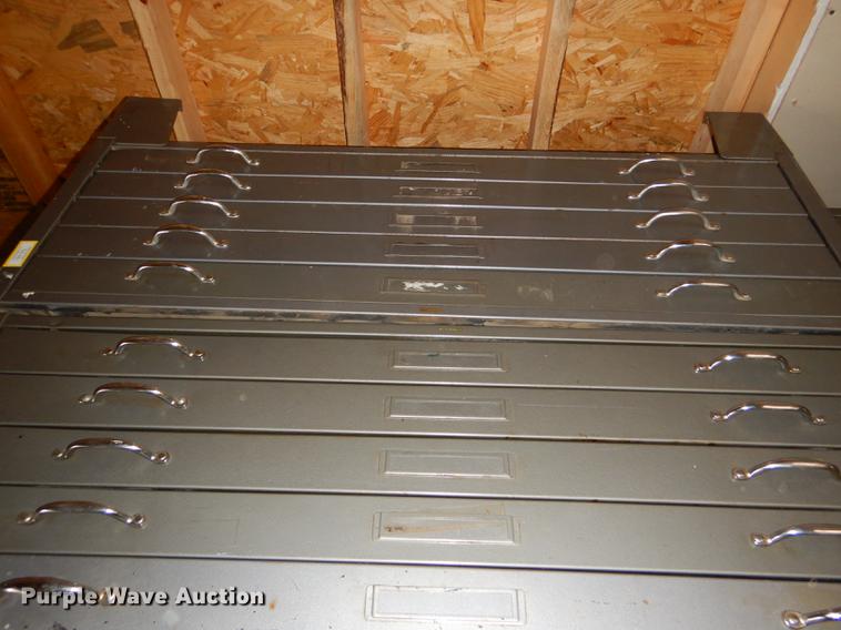 image for item FM9854 (3) five drawer plan file cabinets