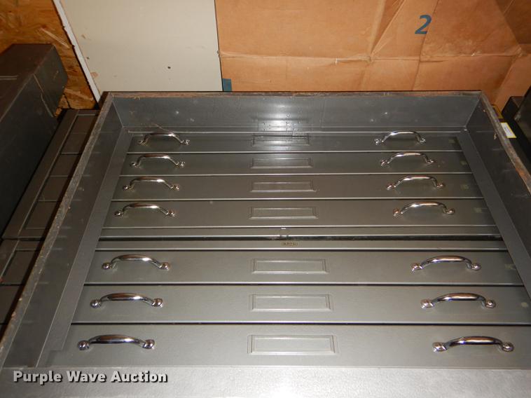 image for item FM9855 (3) five drawer plan file cabinets