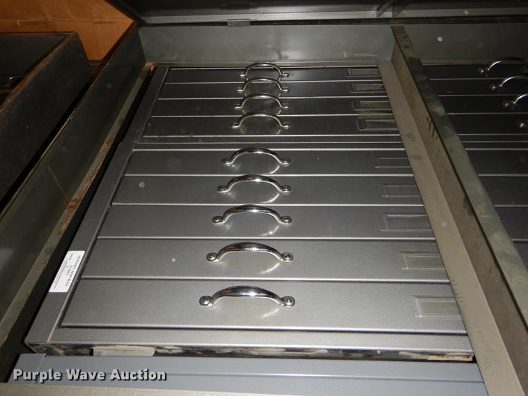 image for item FM9856 (3) five drawer plan file cabinets