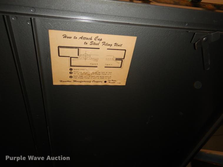 image for item FM9856 (3) five drawer plan file cabinets