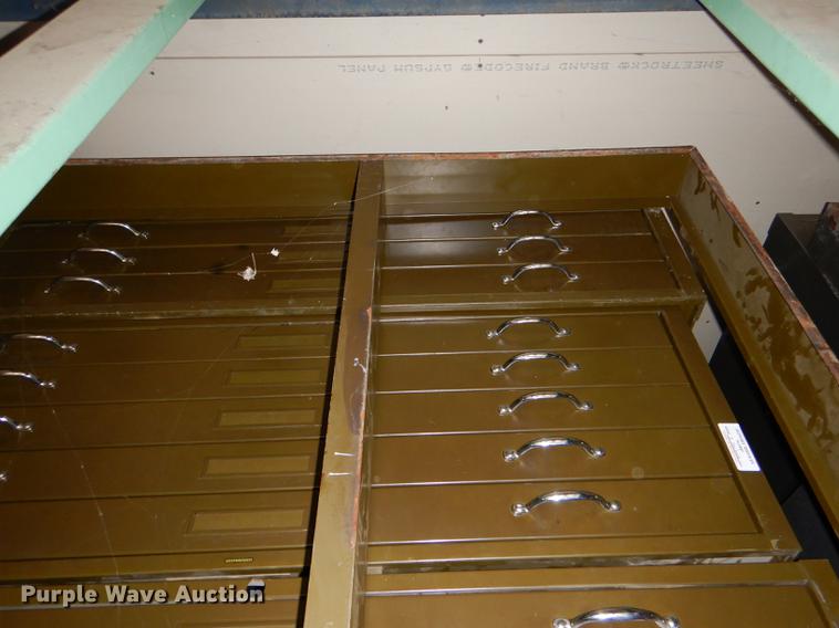 image for item FM9857 (3) five drawer plan file cabinets