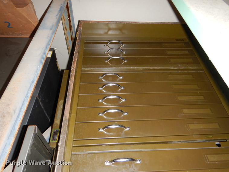 image for item FM9857 (3) five drawer plan file cabinets