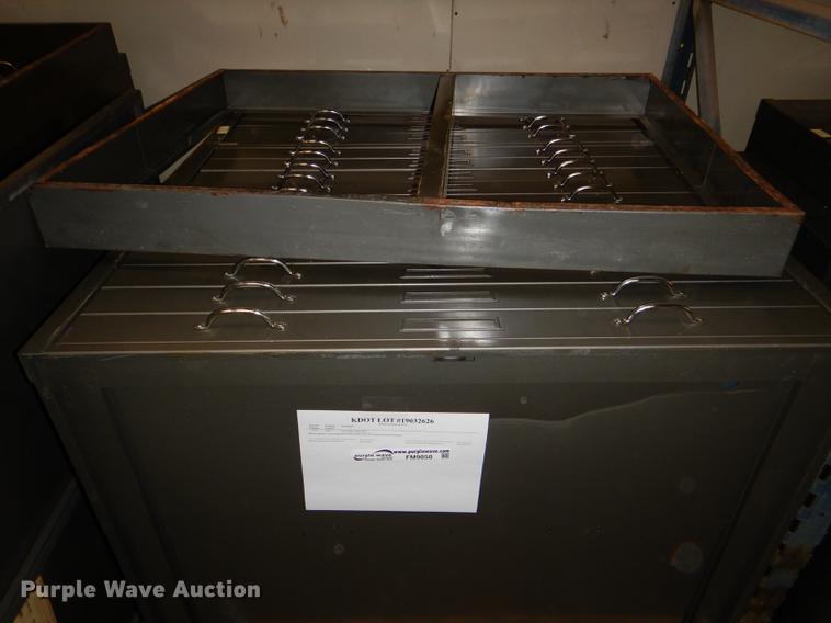 image for item FM9858 (3) five drawer plan file cabinets