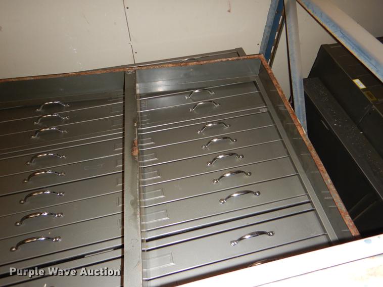 image for item FM9858 (3) five drawer plan file cabinets