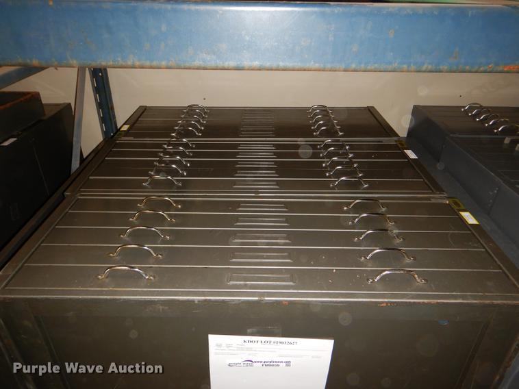 image for item FM9859 (3) five drawer plan file cabinets