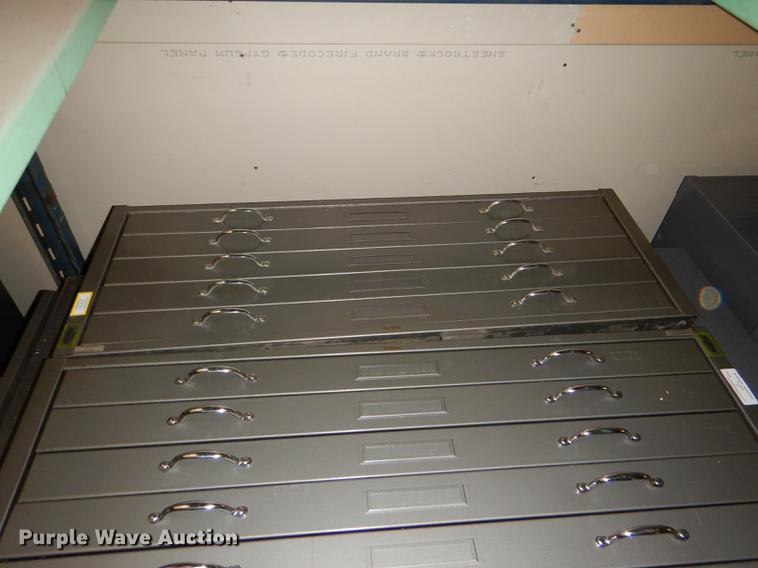 image for item FM9859 (3) five drawer plan file cabinets